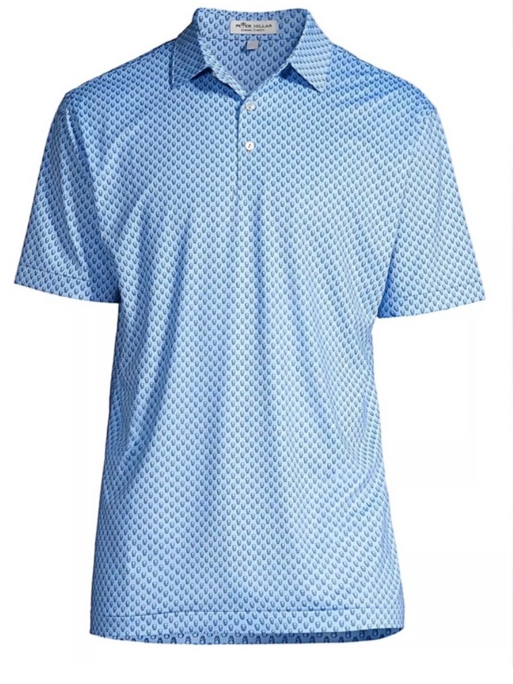 Peter Millar Summer Comfort Polo Size M Skull Pattern